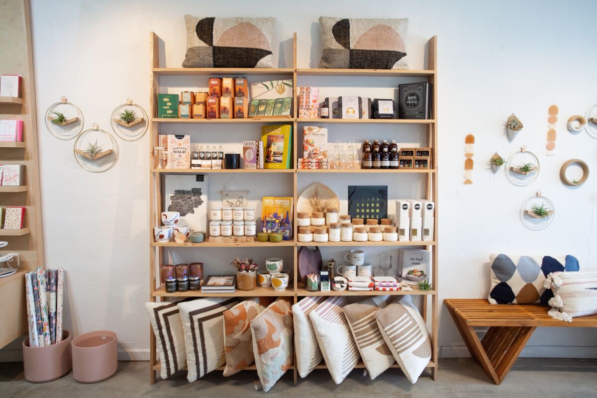 Small Batch in La Mesa prides itself on carrying assortment of limited and sustainable handmade products from local vendors