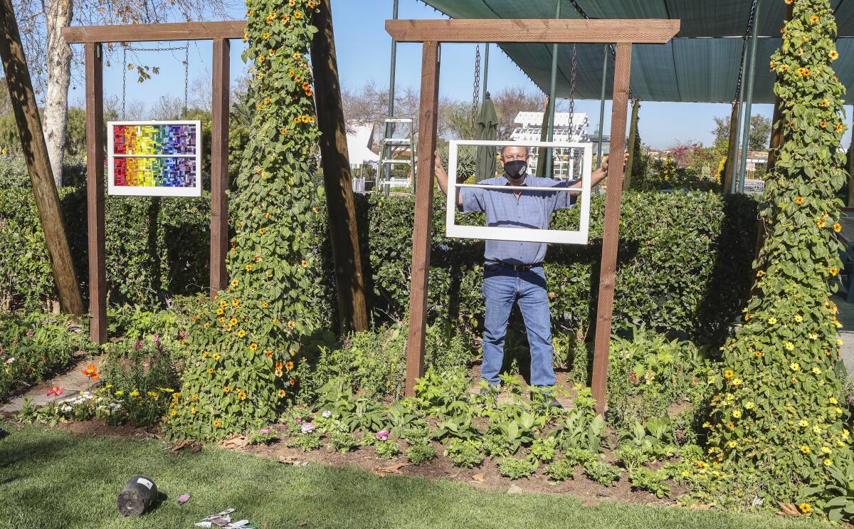 Fred Clarke, general manager of the Flower Fields in Carlsbad.