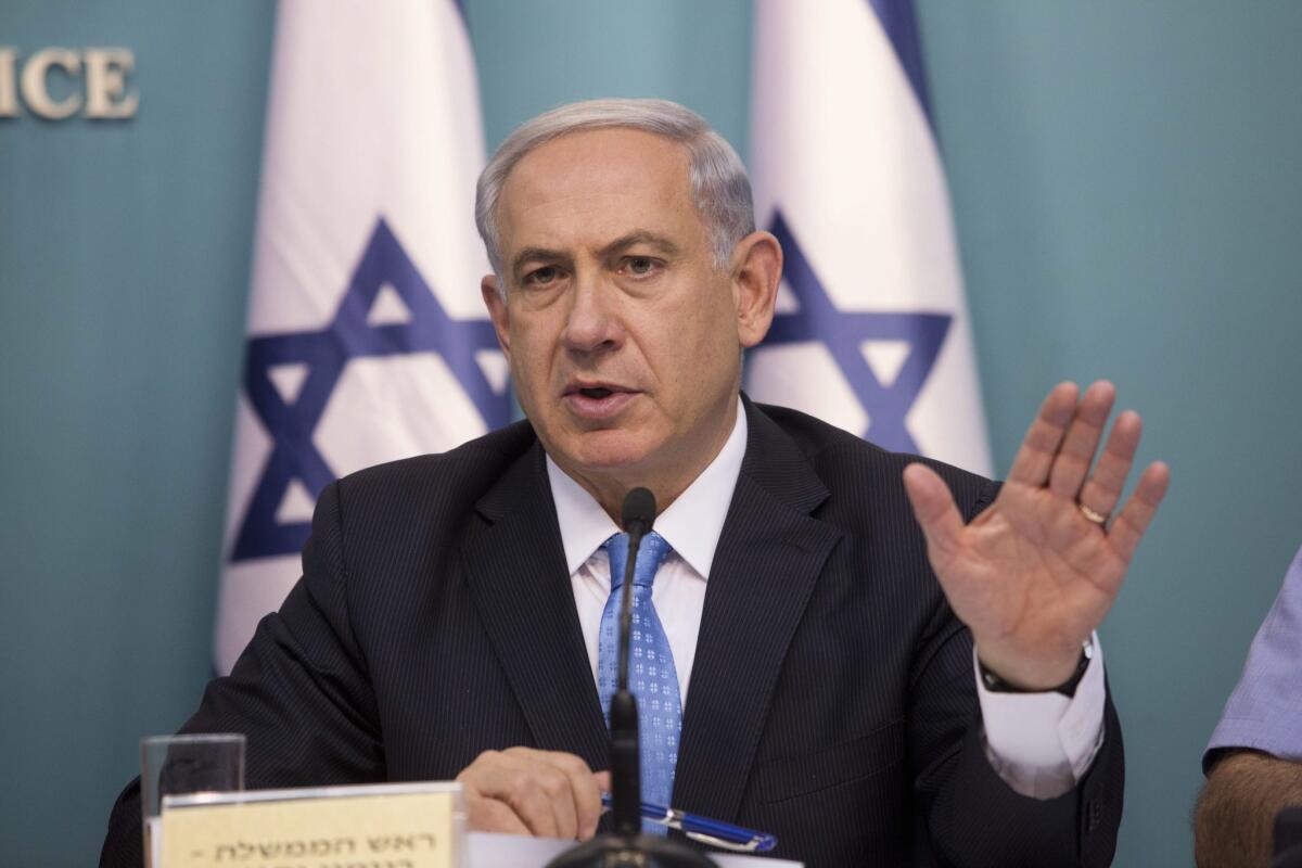 Israeli Prime Minister Benjamin Netanyahu