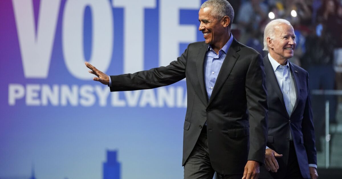 In closing campaign pitches, Democrats lean on their star: Obama In closing campaign pitches, Democrats lean on their star: Obama