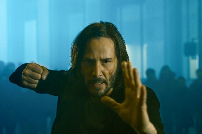 Keanu Reeves in “The Matrix Resurrections”