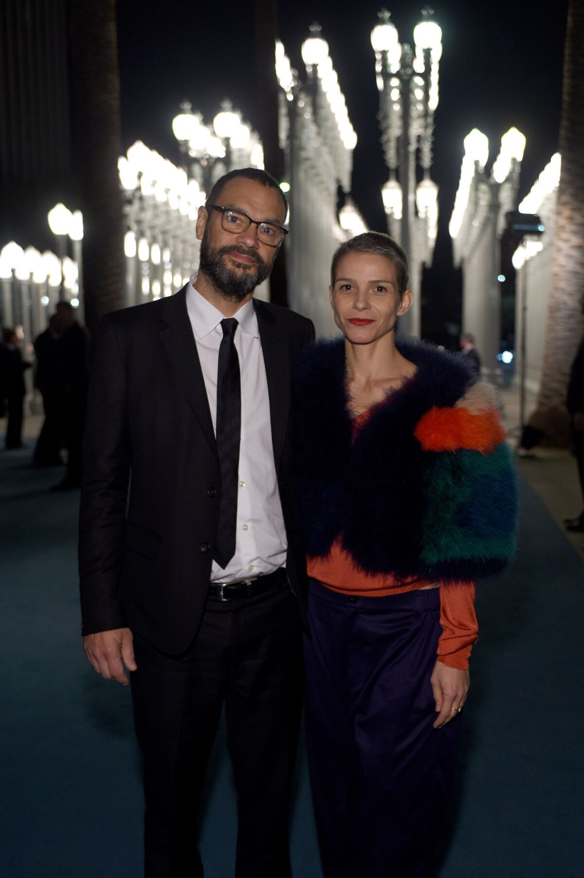 Artists Sam Durant and Ana Prvacki at LACMA 2015 Art+Film Gala honoring James Turrell and Alejandro G Iñárritu, (Stefanie Keenan / Getty Images)