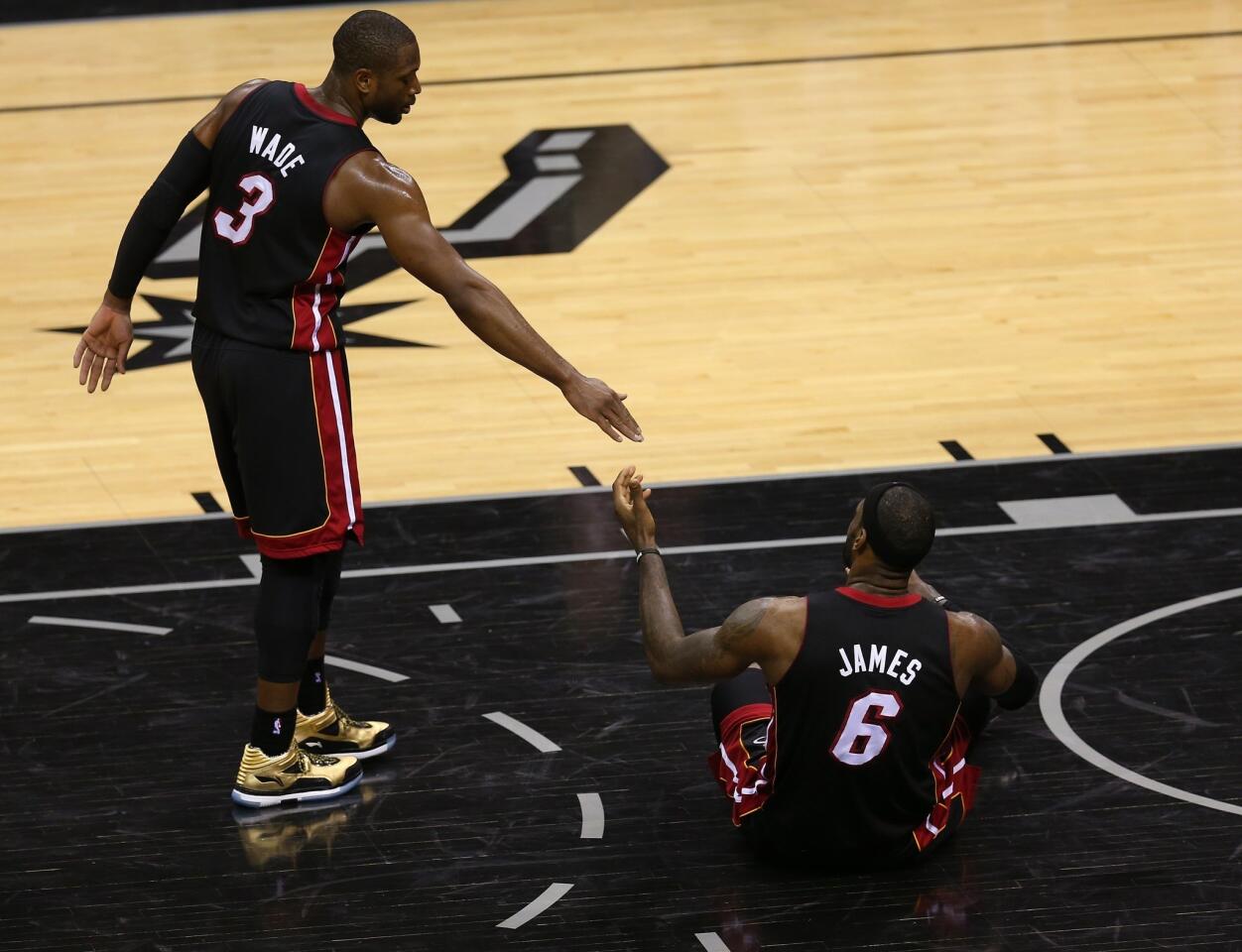 Game 5: Dwyane Wade, LeBron James