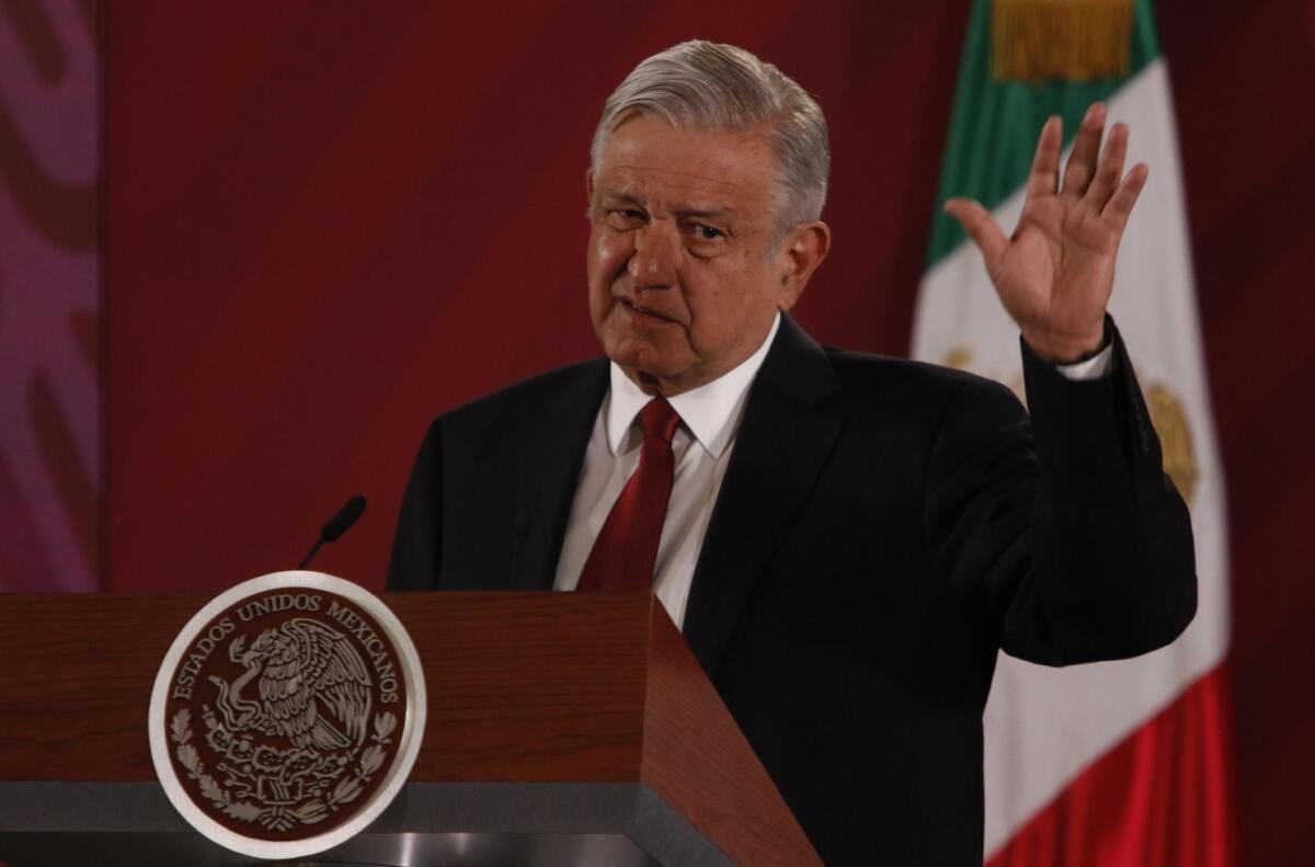 Manuel López Obrador, Presidente de México.