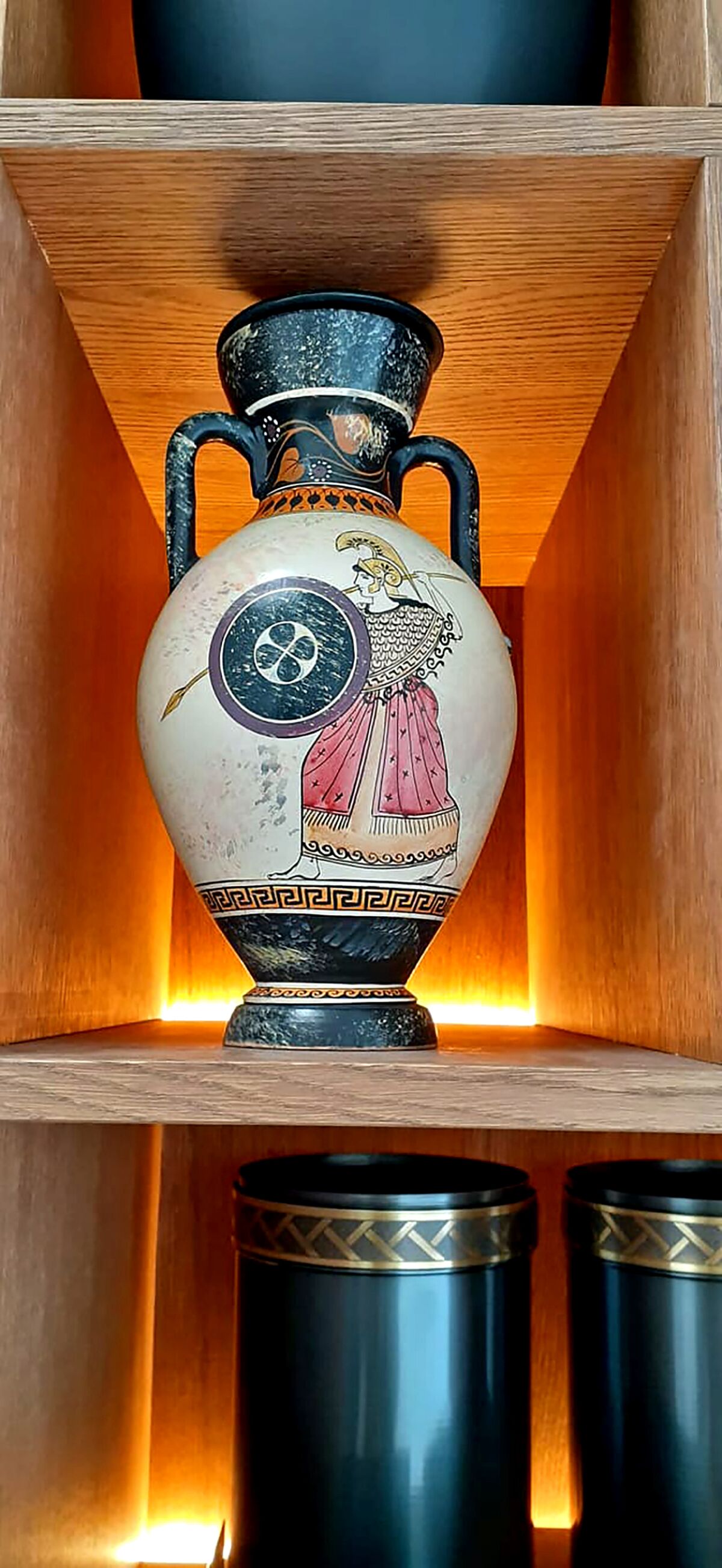 Ritsona Crematorium offers funerary urns, some modeled on ancient Greek designs. 