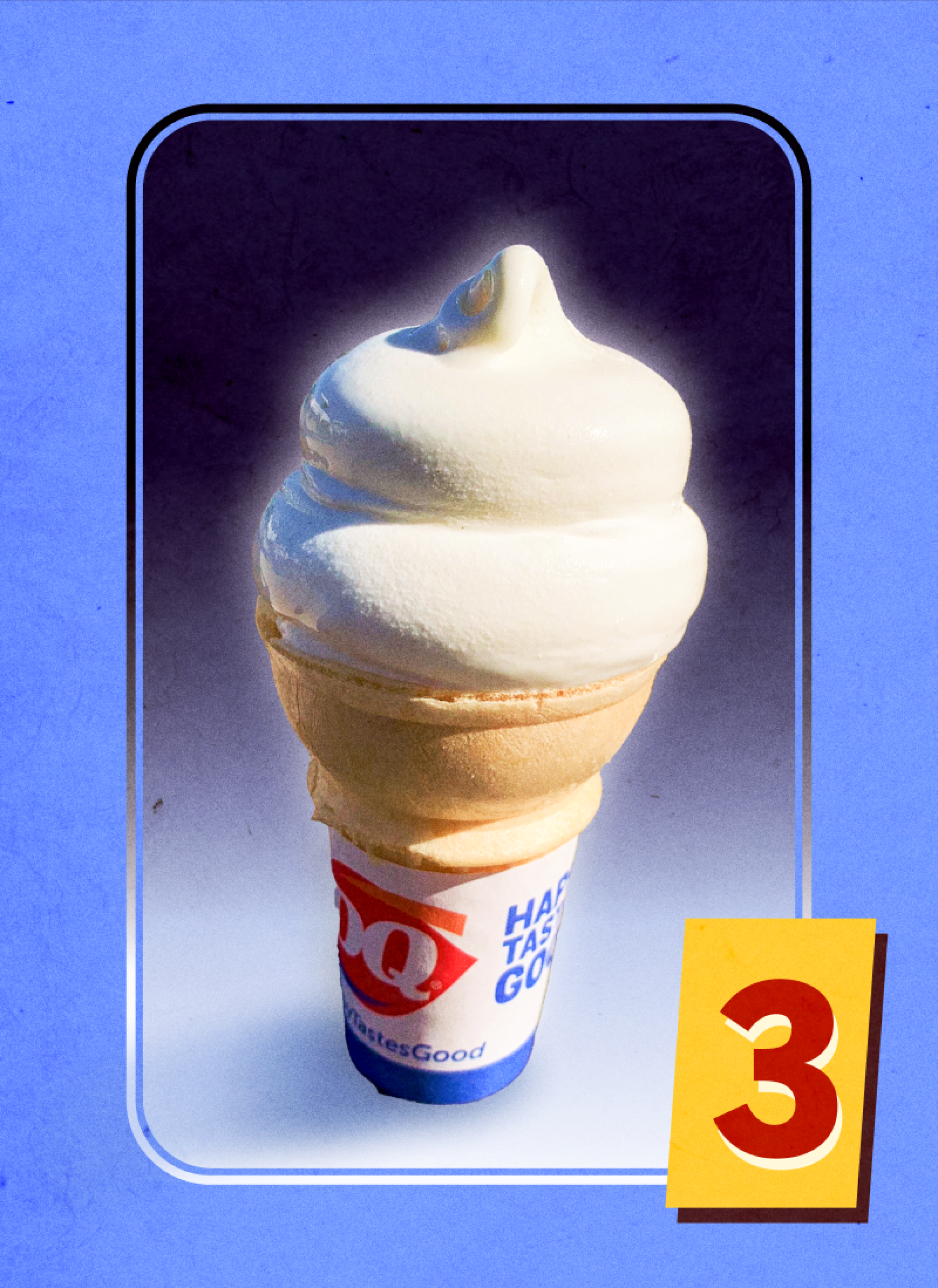 Graphic of Dairy Queen soft serve
