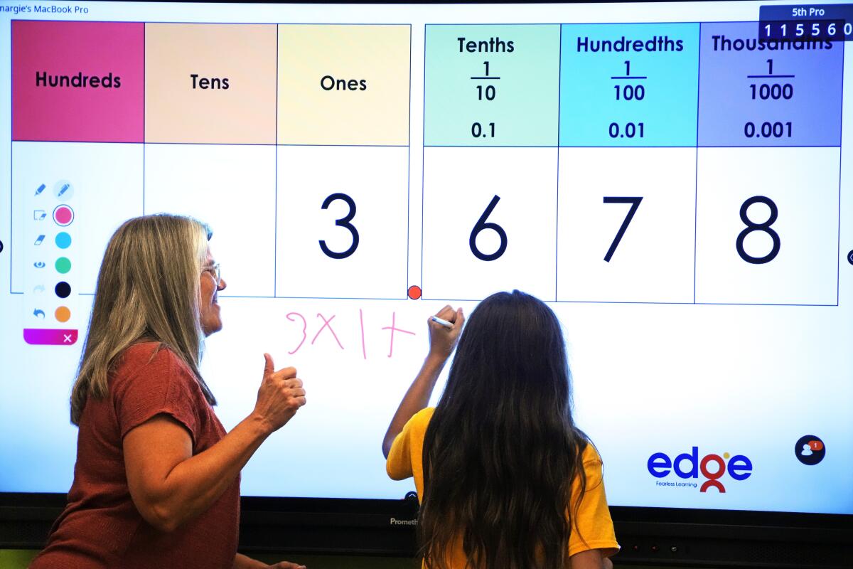 Can the 'science of math' turn around plunging math scores? - Los ...