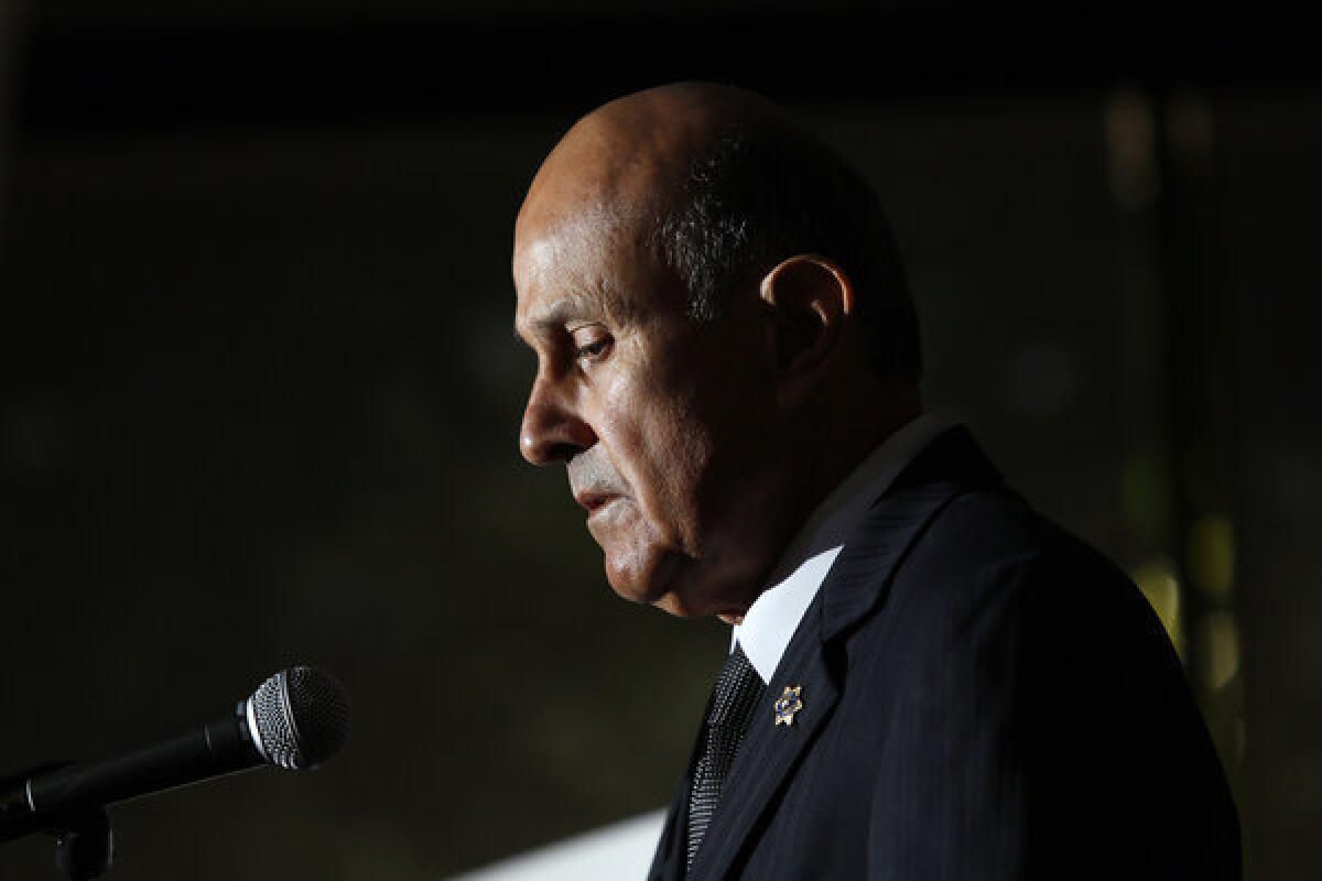 Sheriff Lee Baca's comments come a day after L.A. County leaders demanded he investigate his hiring practices in response to an L.A. Times investigation last weekend. The Times found that the Sheriff's Department hired dozens of officers from a disbanded county police force in 2010 even though investigators had found significant misconduct in their backgrounds.