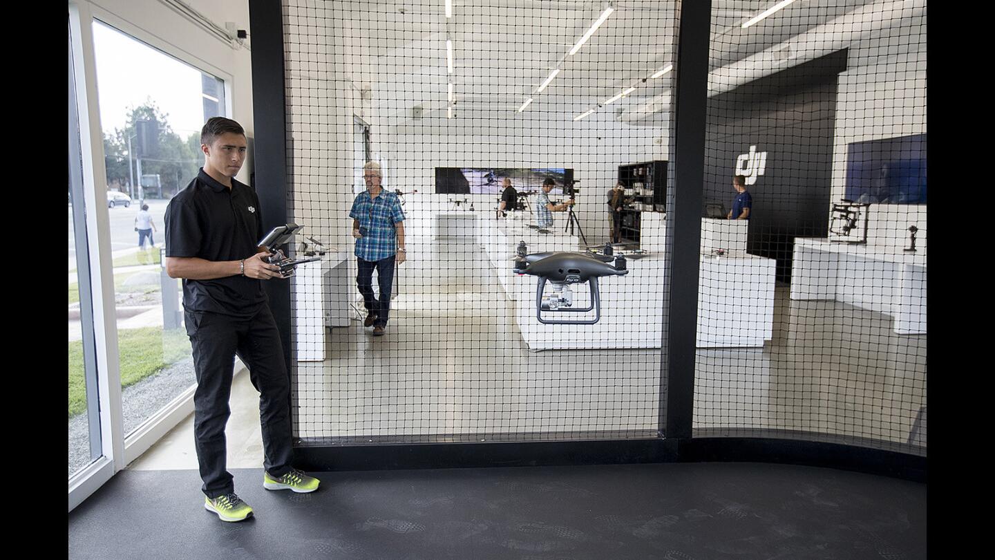 Photo Gallery: Preview of the new DJI drone store in Costa Mesa