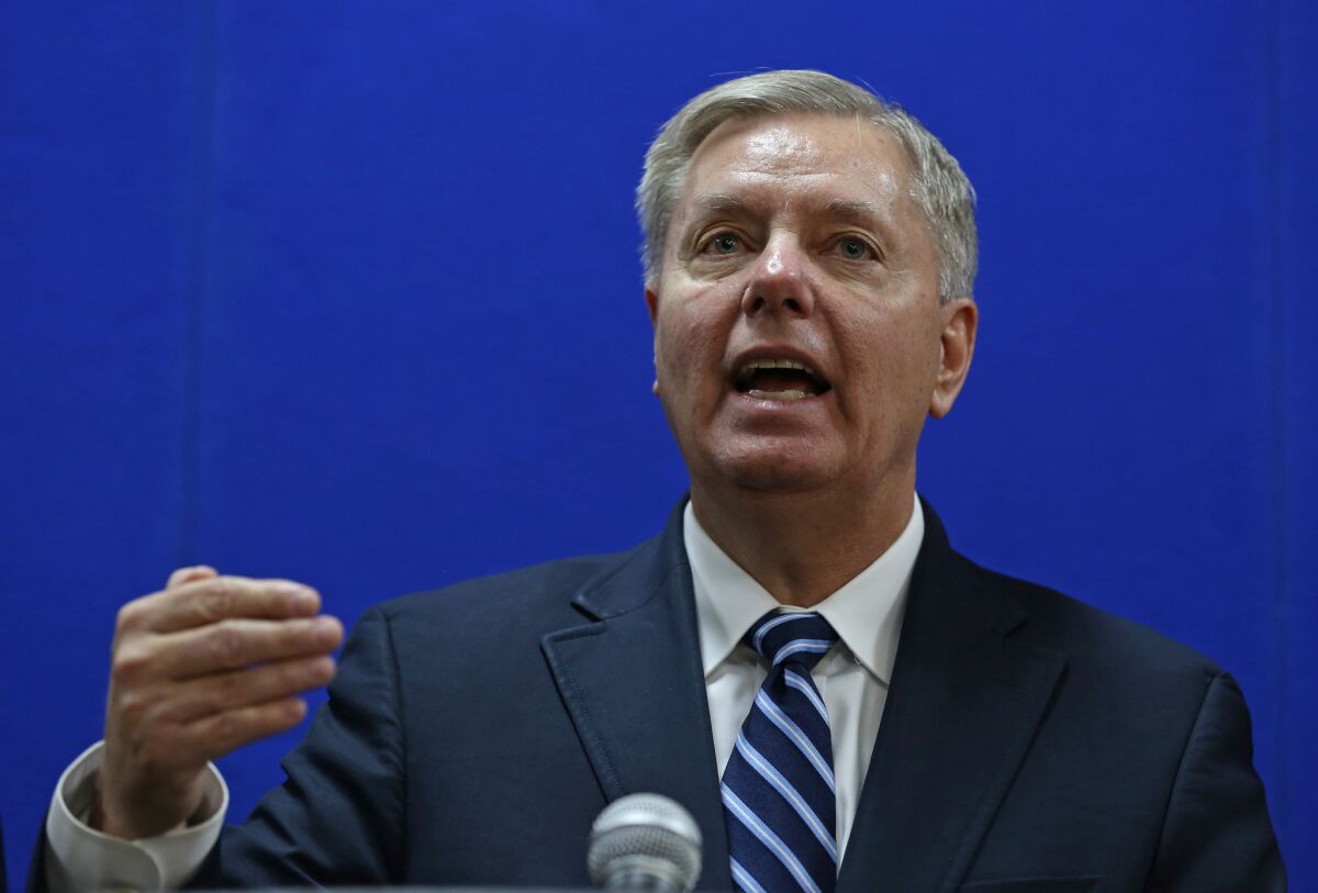 Sen. Lindsey Graham (R-S.C.) drew a connection between the crisis in Ukraine and the 2012 attack on the U.S. diplomatic mission in Benghazi, Libya.