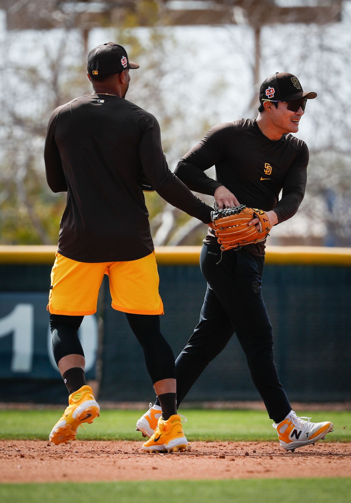 파드리스 유격수 잰더 보가츠와 2루수 김하성