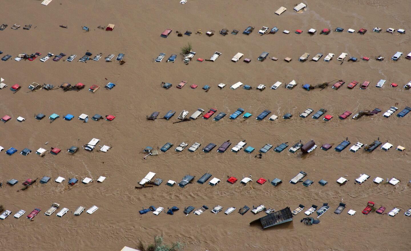 Submerged parking lots