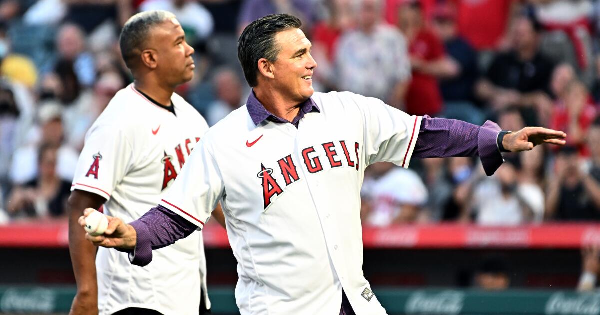 la angels retro jersey