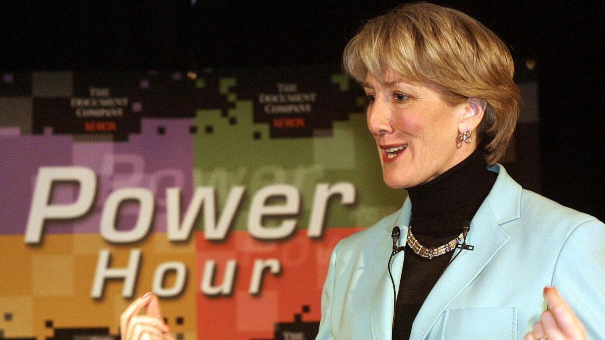Former Xerox Chair and Chief Executive Anne Mulcahy, shown in 2001, knows the difference between being on a corporate board and having actual power.
