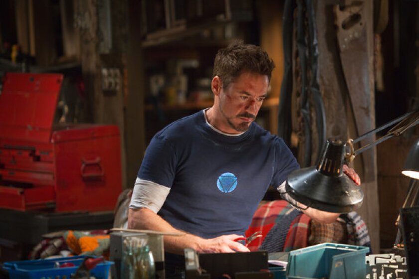 "Iron Man 3," starring Robert Downey Jr., and other 3-D and Imax movies helped boost the average ticket price.