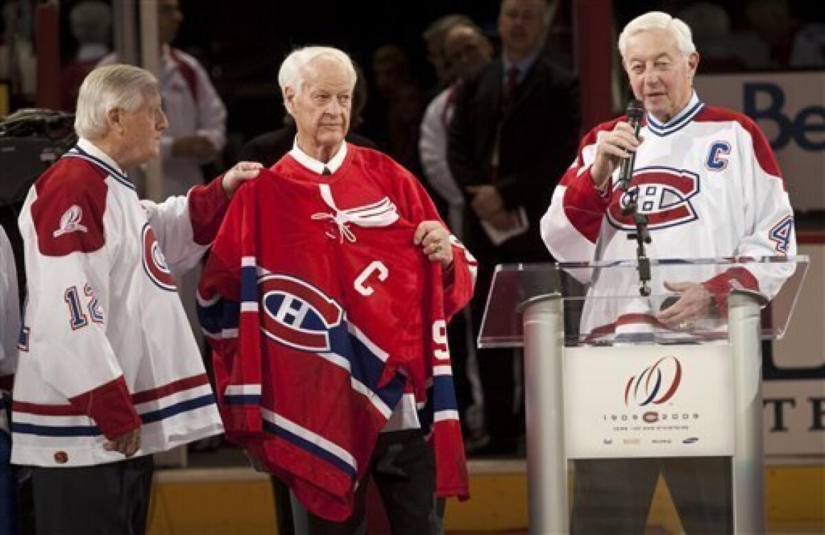 Canadiens retire No. 5 for Guy Lapointe