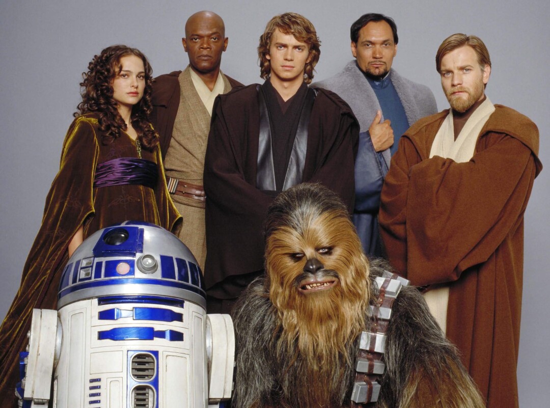 Parte del elenco de la película Star Wars: "Episode III Revenge of the Sith" 