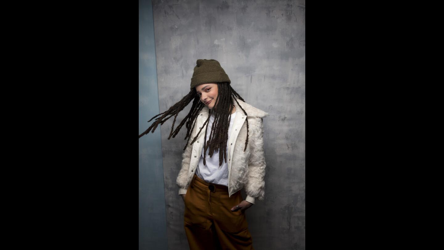 Actress Sasha Lane, from the film "The Miseducation of Cameron Post," photographed in the L.A. Times Studio at Chase Sapphire on Main, during the Sundance Film Festival in Park City, Utah, Jan. 21, 2018.