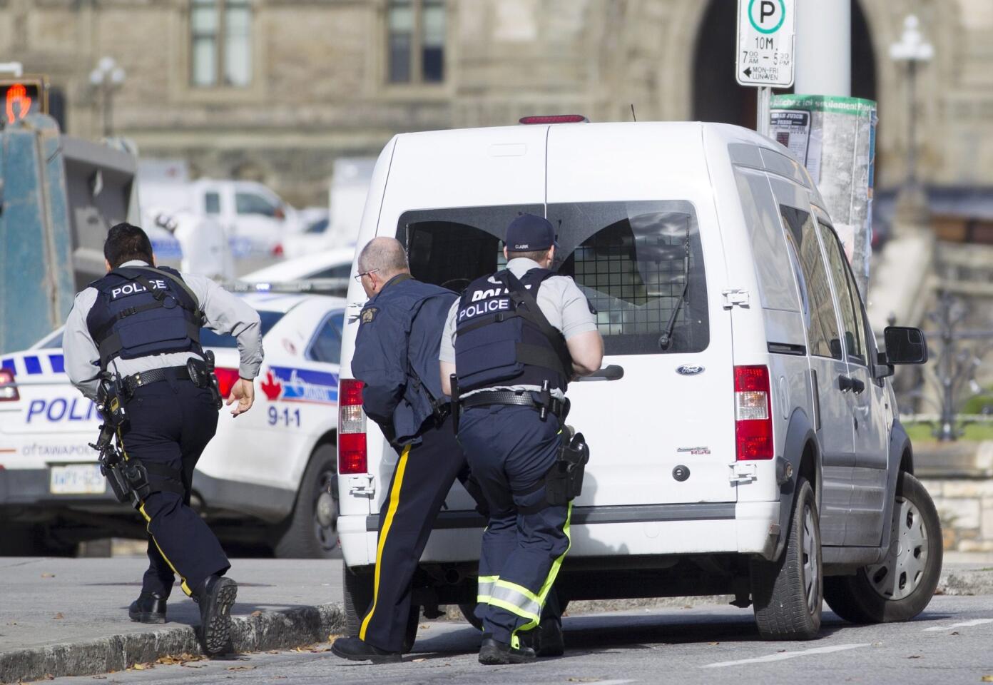 Shooting near Canadian parliament