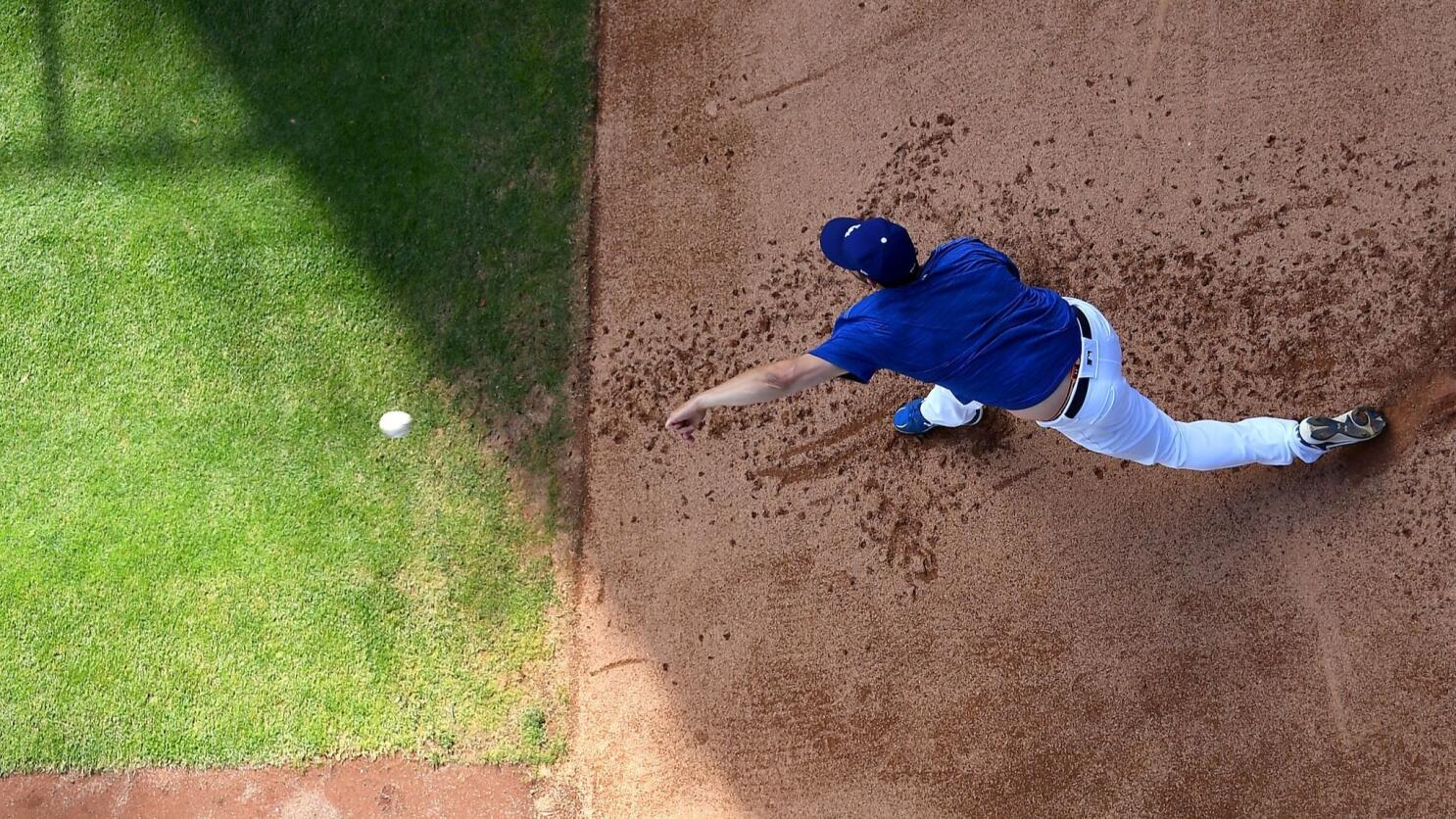 Clayton Kershaw pitches for the Oklahoma City Dodgers during rehab