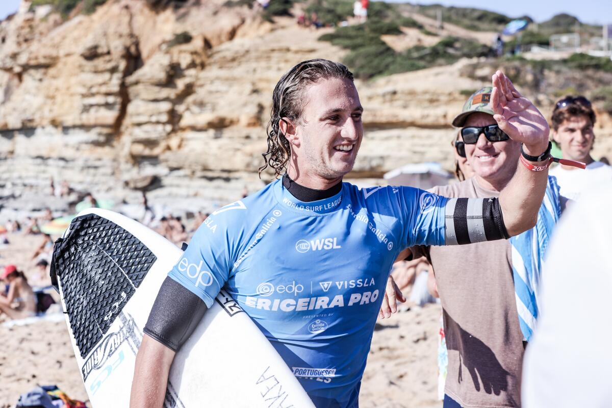 Jake Marshall terminou em segundo lugar no EDP Vissla Ericeira Pro.