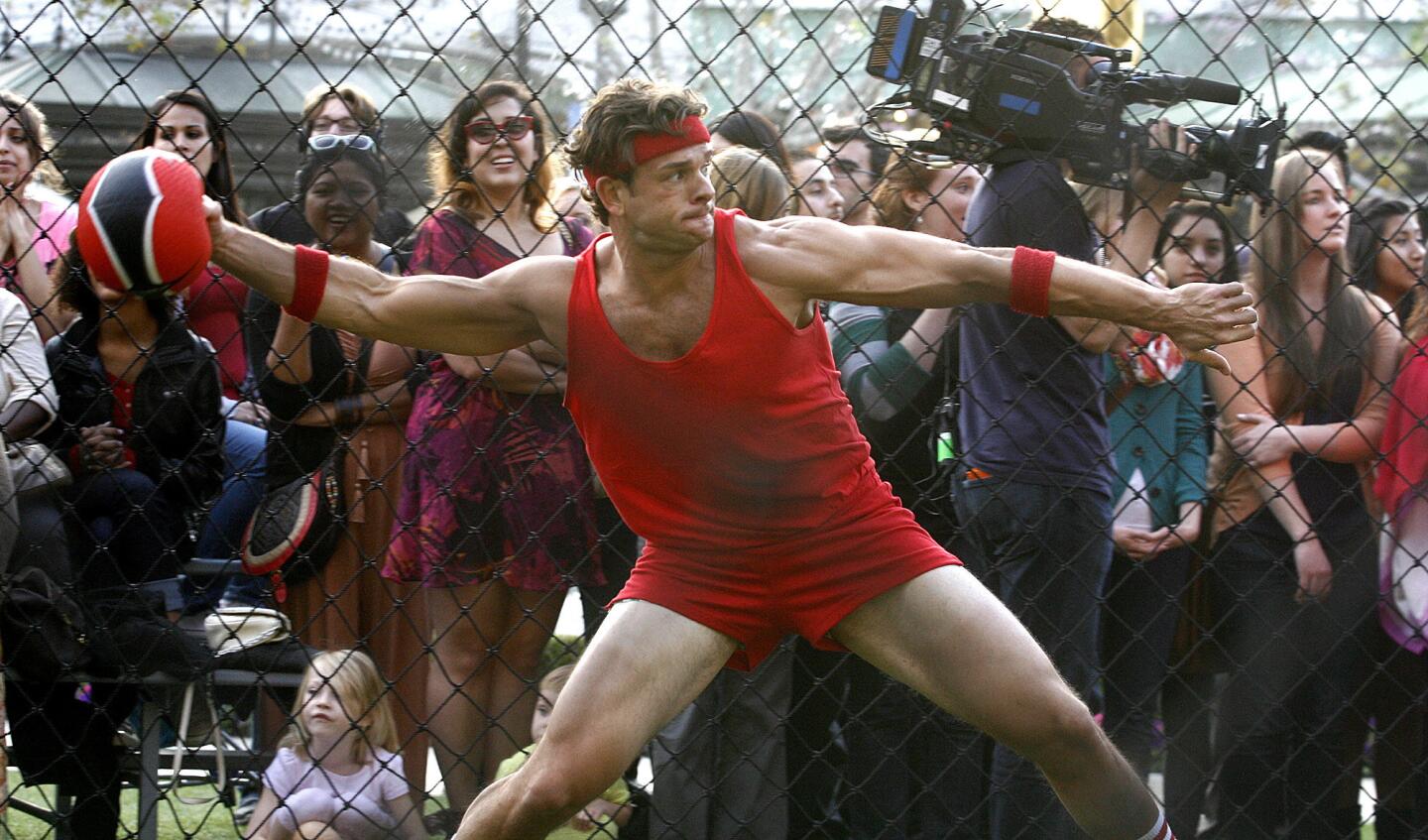 Photo Gallery: Bachelorette dodge ball match recorded at Americana at Brand