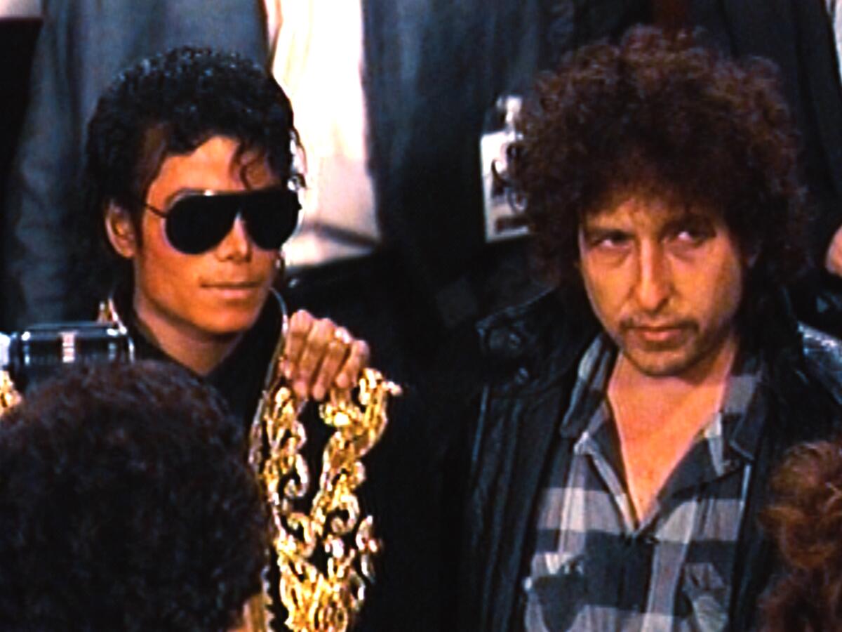 Michael Jackson and Bob Dylan