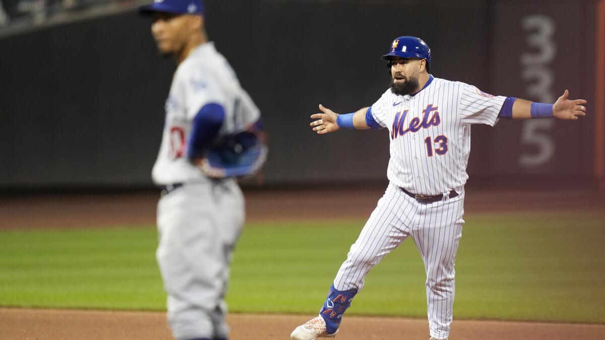 Mets shut out for first time this season in opener with LA