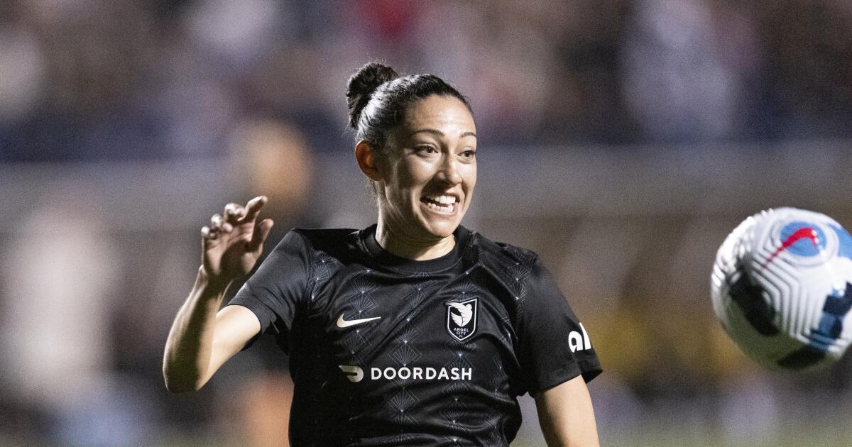 Angel City’s Christen Press makes triumphant return in Summer Cup win over San Diego
