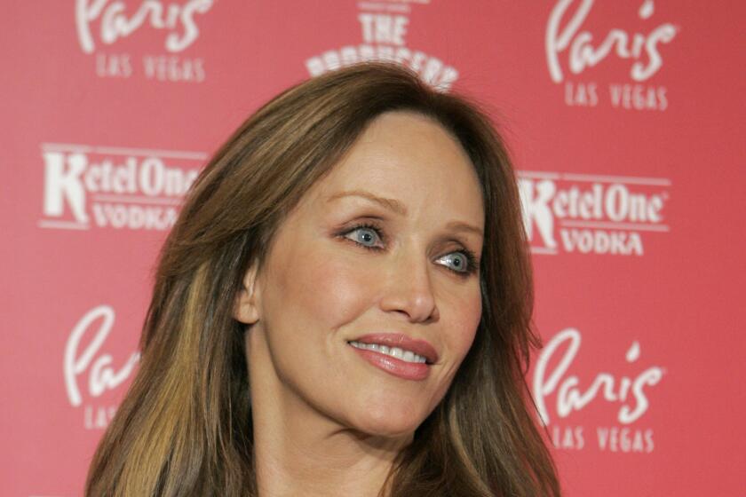 Tanya Roberts at the opening of the musical comedy "The Producers" at the Paris hotel-casino in Las Vegas on Feb. 9, 2007