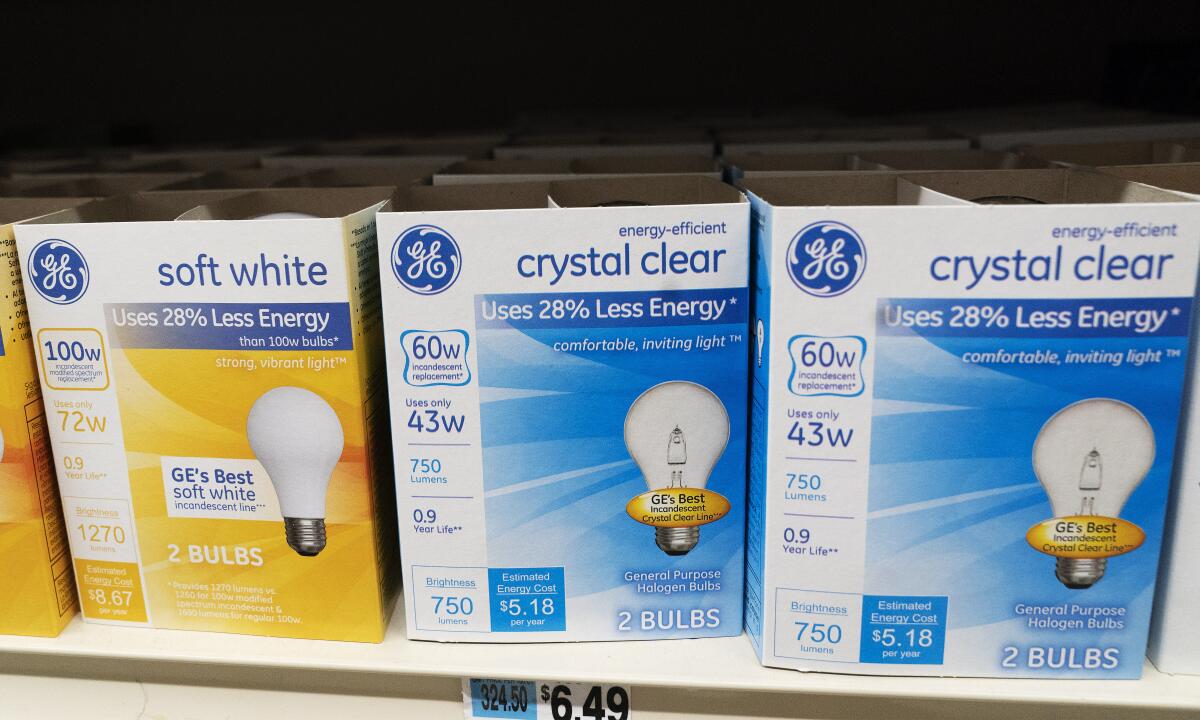 Energy efficiency standards that went into effect Aug. 1 mean that incandescent bulbs can no longer be sold in the U.S.
