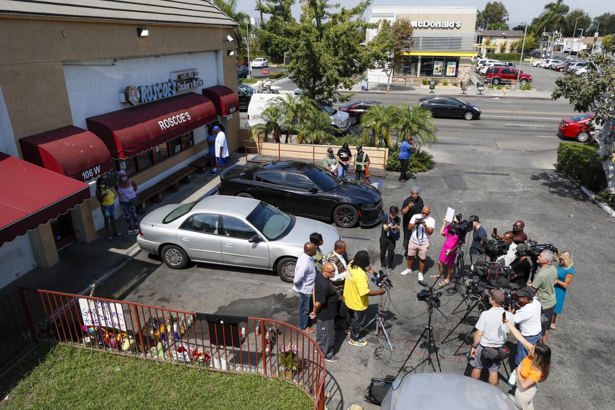 Chatter on social media since Monday's shooting included claims that the Roscoe's location was unsafe.