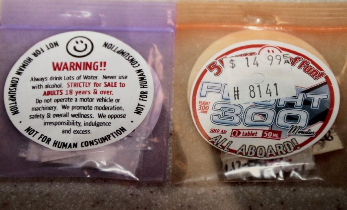 A package of bath salts shown.