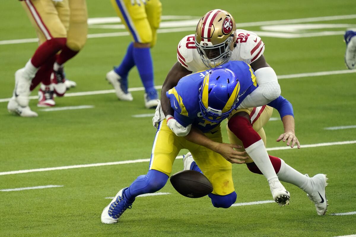 Goff Struggles in Rams 23-20 Loss against 49ers – Los Angeles Sentinel