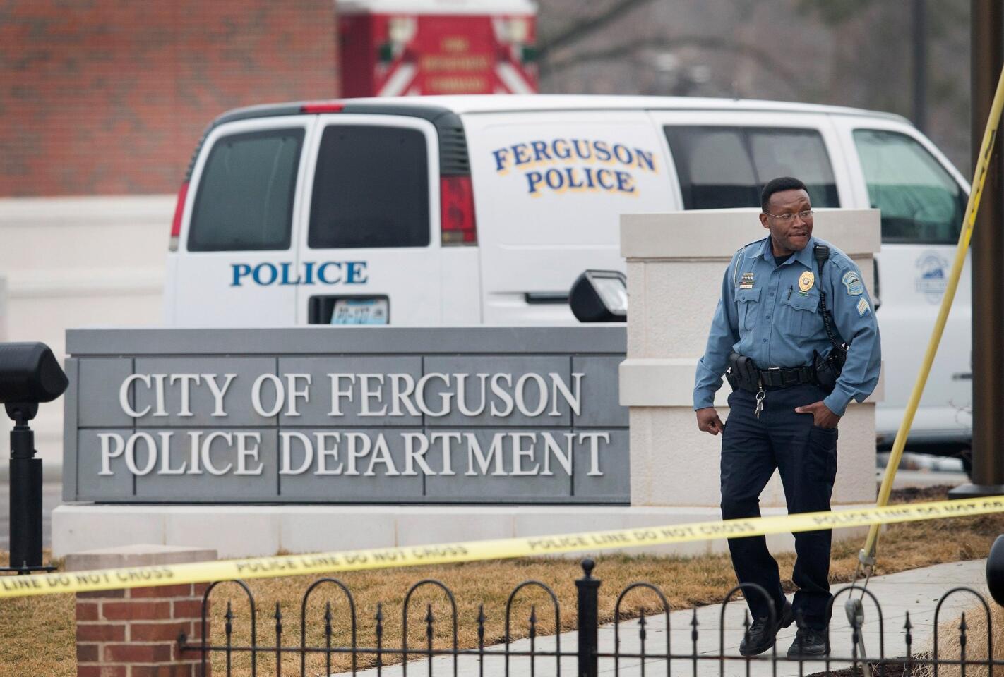 Two officers shot in Ferguson