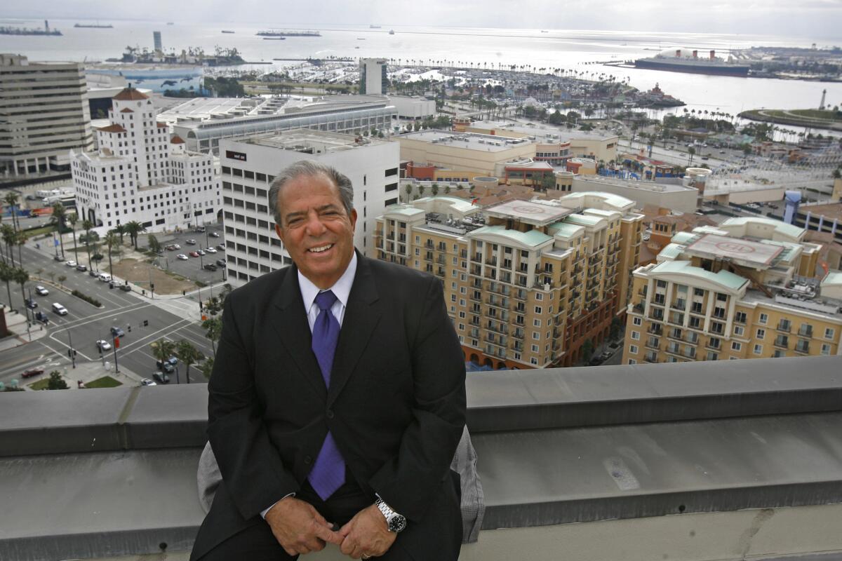Long Beach Mayor Bob Foster, above, has thrown his support behind Councilman Robert Garcia.