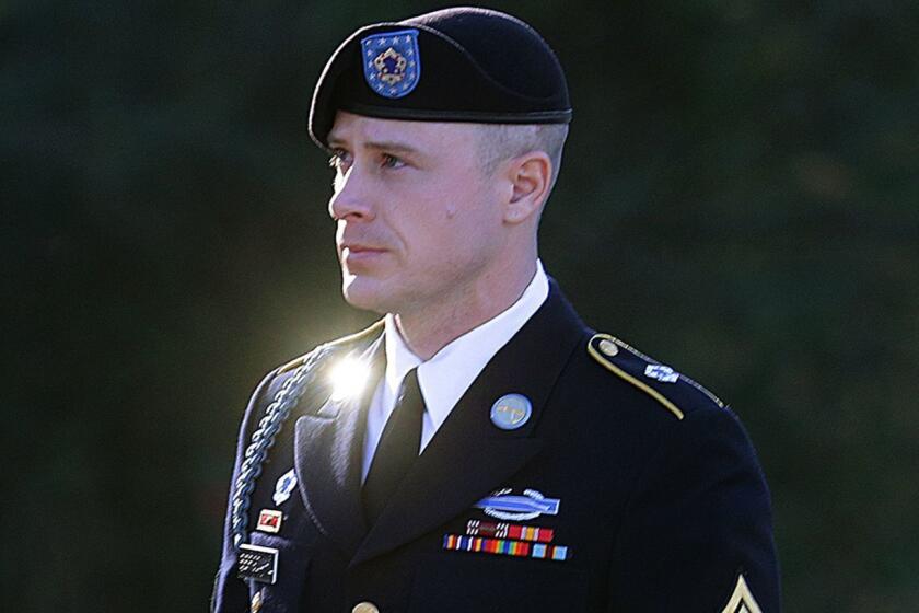 Bowe Bergdahl, a former prisoner of war accused of endangering his U.S. comrades by walking off his post in Afghanistan, is asking President Obama to pardon him.