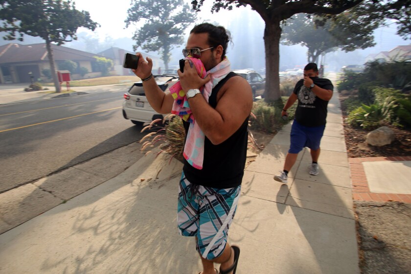 Having Fully Contained The Eagle Rock Fire Firefighters Now Focus