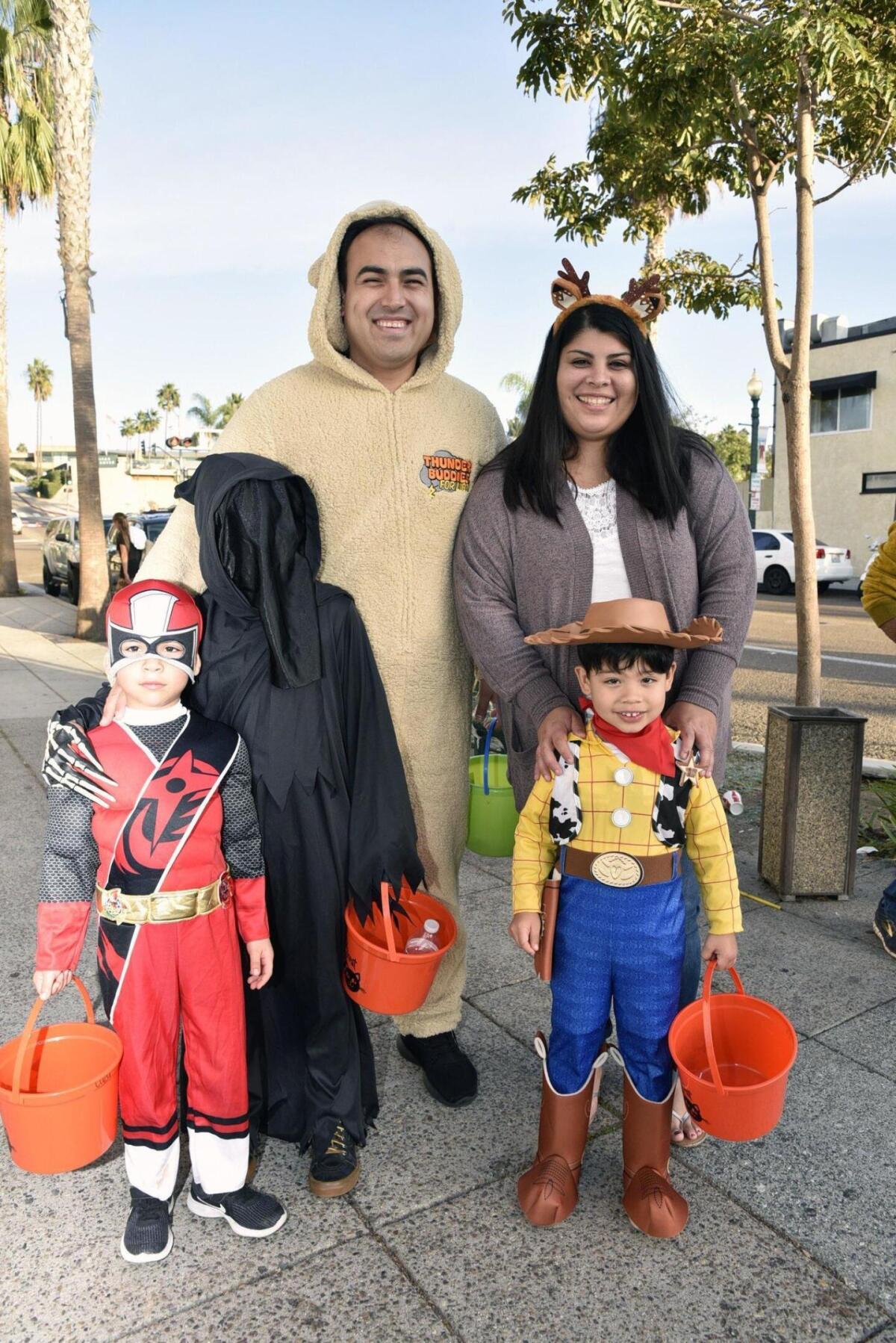 Participants at a previous Safe Trick or Treat event.