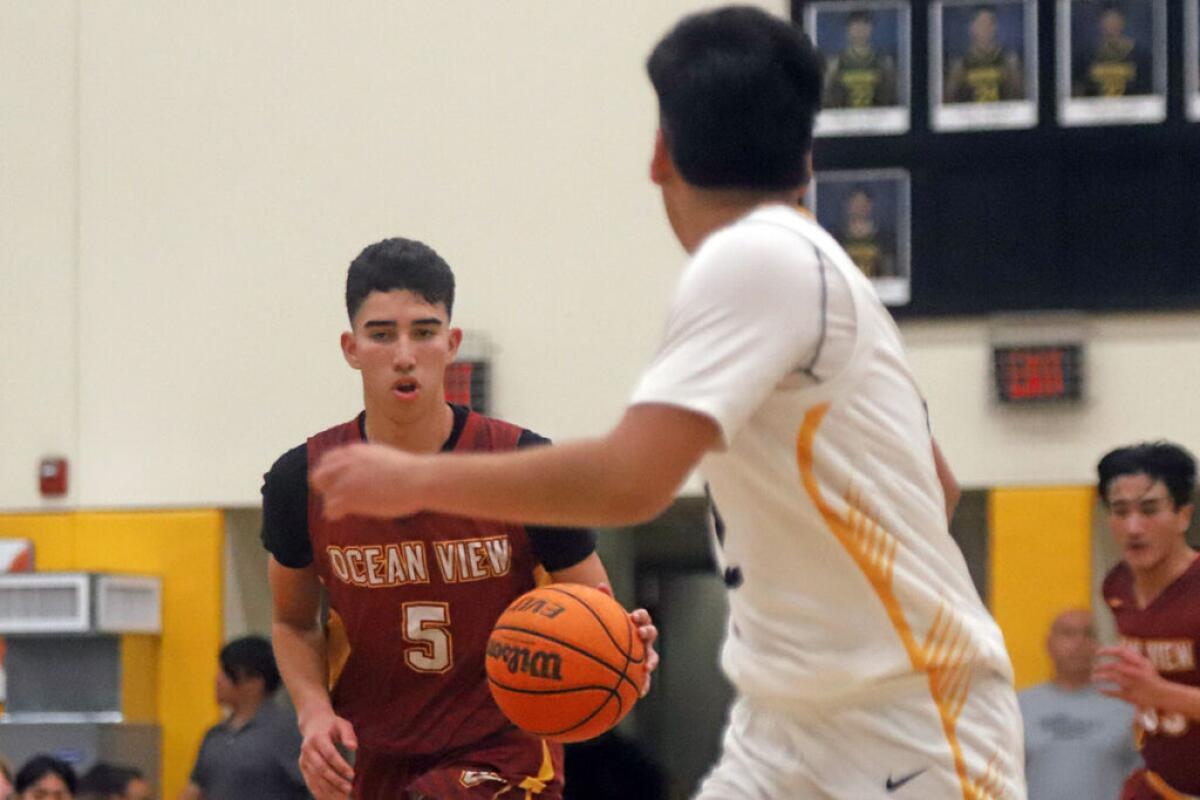 Ocean View's Peyton Guerrero shared Golden West League MVP honors.