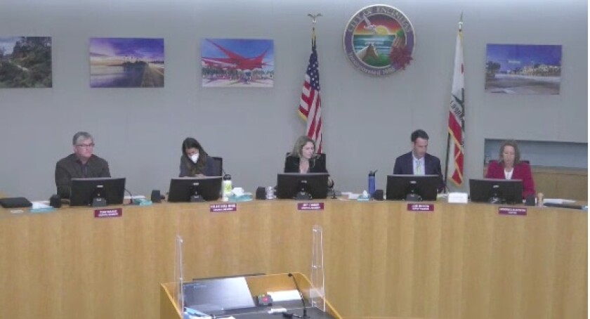The Encinitas City Council meets on March 16.