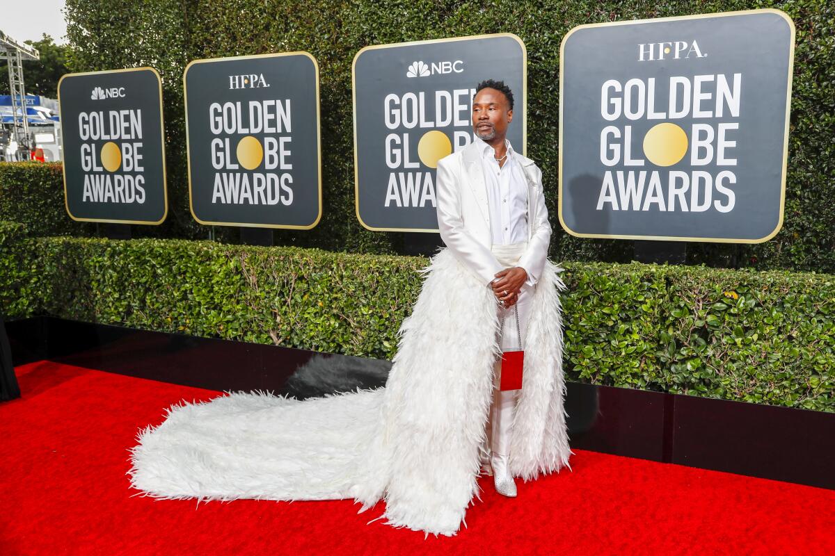 Billy Porter at the 2020 Golden Globes