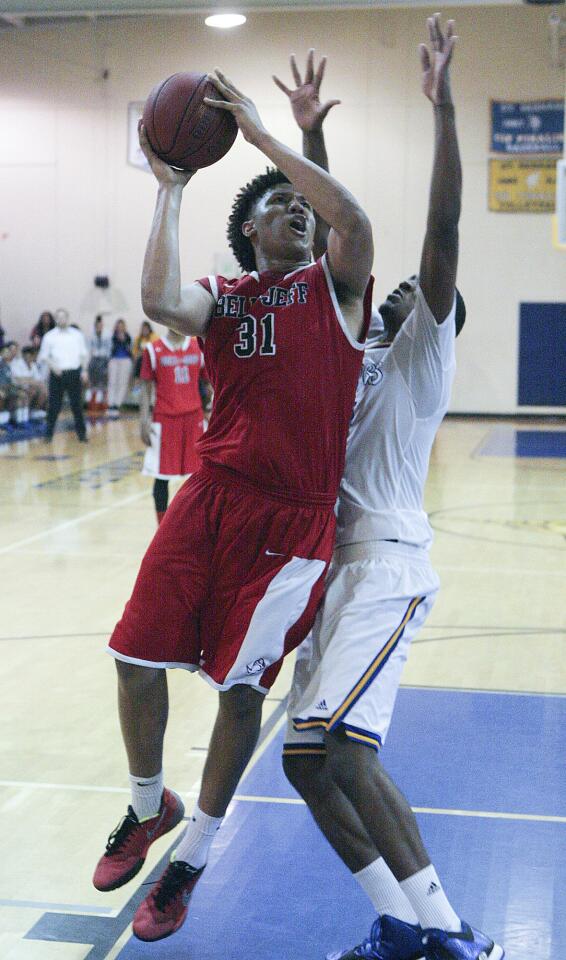 Photo Gallery: Bell-Jeff CIF boys basketball semifinal playoff loss to St. Bernard