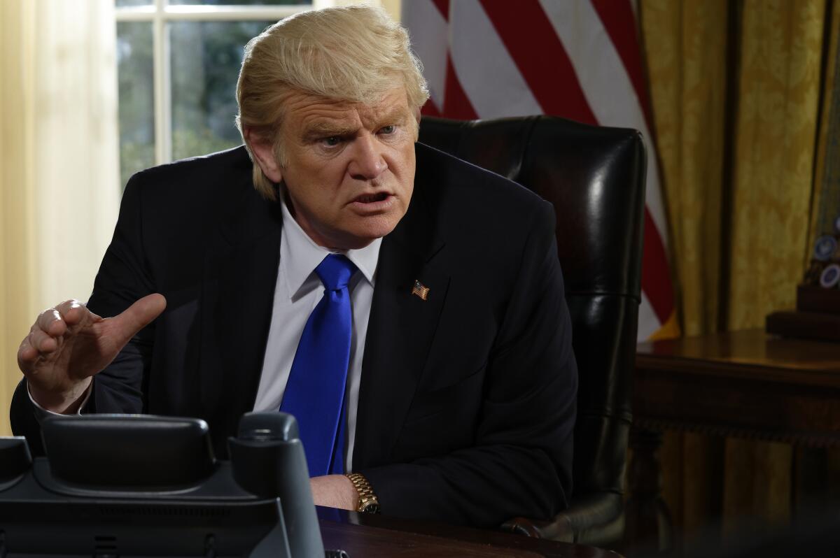 Brendan Gleeson portrays President Donald Trump in "The Comey Rule."