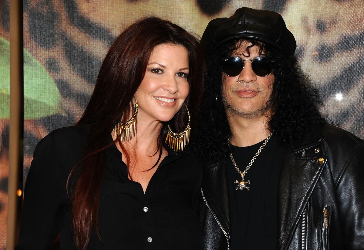 Guitarist Slash has filed for divorce from his wife, Perla Hudson.