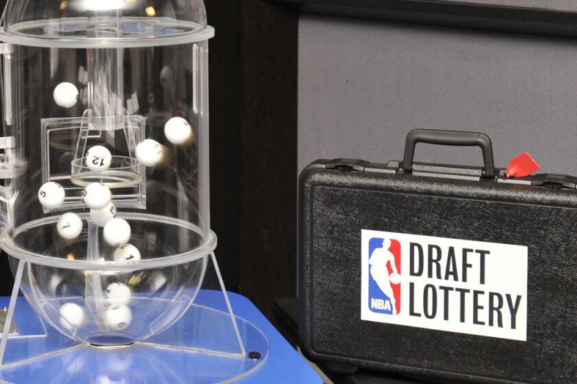 The NBA draft lottery has been postponed.