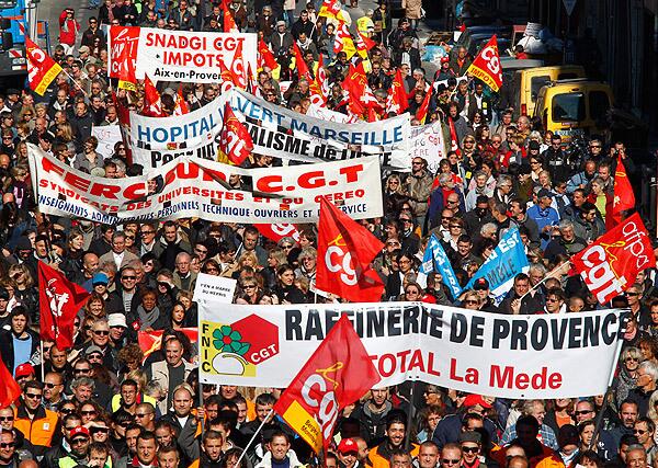 Demonstration in Marseille