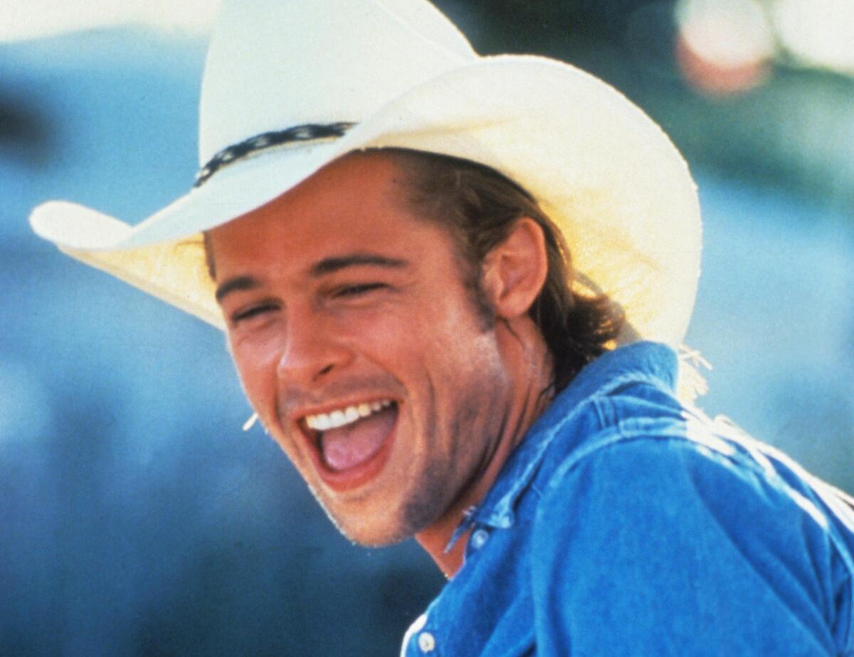 Brad Pitt, as cowboy charmer, in "Thelma and Louise."