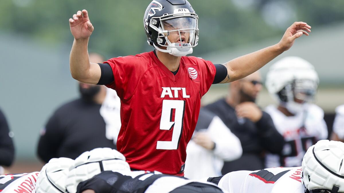 Ridder is big 'if' at quarterback as Falcons set sights on winning