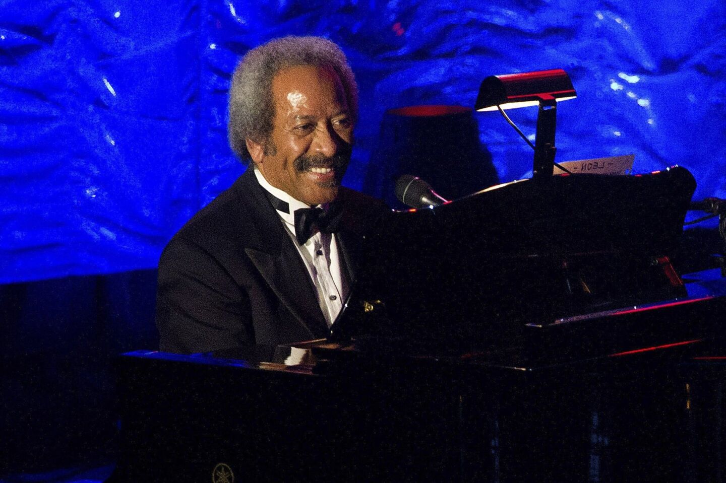 Allen Toussaint performs at the 42nd Songwriters Hall of Fame Awards in New York in 2011.